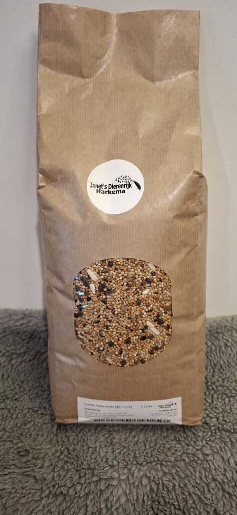 Feather Fiësta Agapornide mix – Premium voer voor papegaaien en parkieten