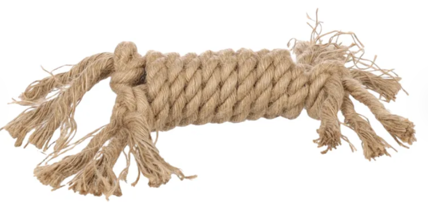 Speelgoed Kush Touw met 4 knopen Twist Bruin Adv. Vkp Jouw een