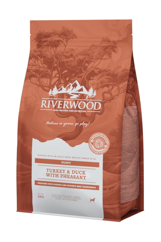 Riverwood Puppy Kalkoen & Eend met Fazant