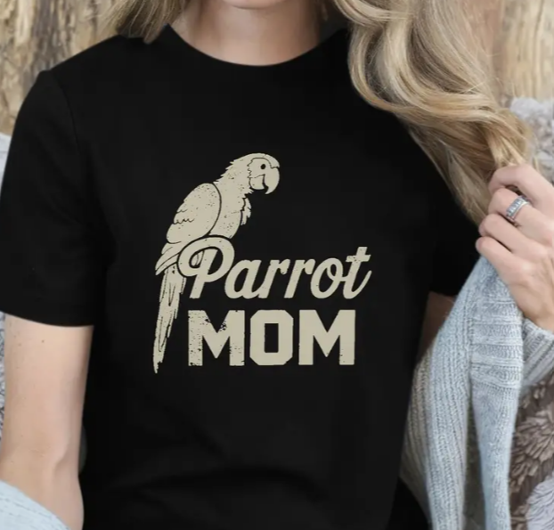 T shirt Parrot mom