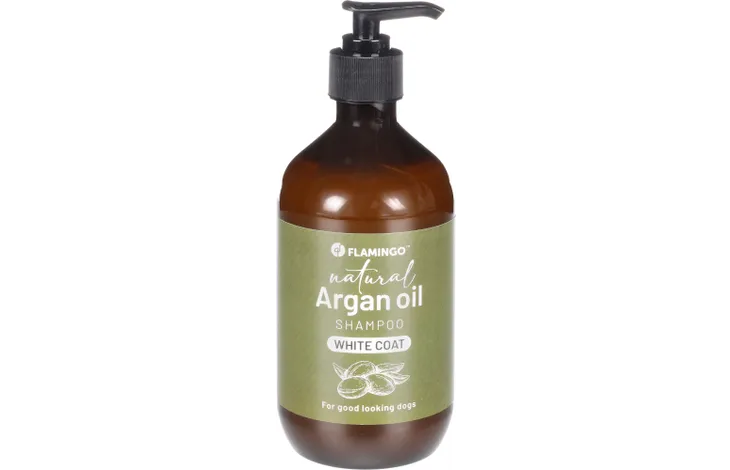 Shampoo Natural Arganolie voor witte vacht