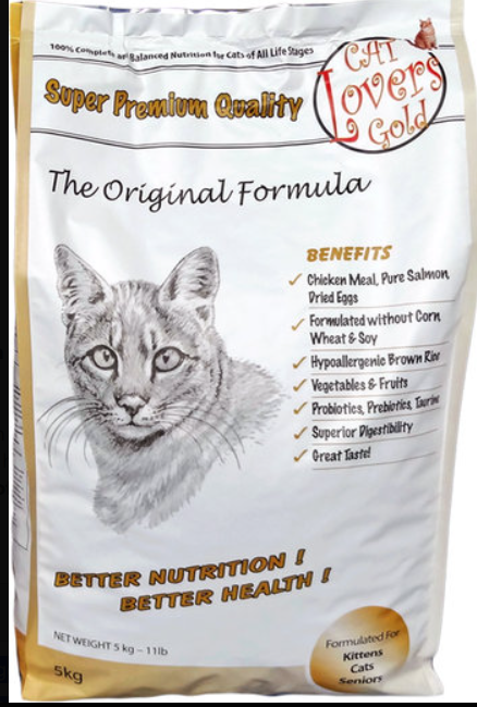 Cat lovers gold 5kg