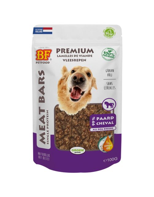 Bf Meat Bars 100 gr Hondensnacks Paard