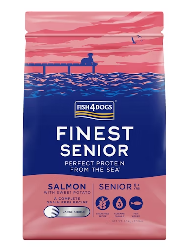 fish 4 dogs finest senior 1.5kg